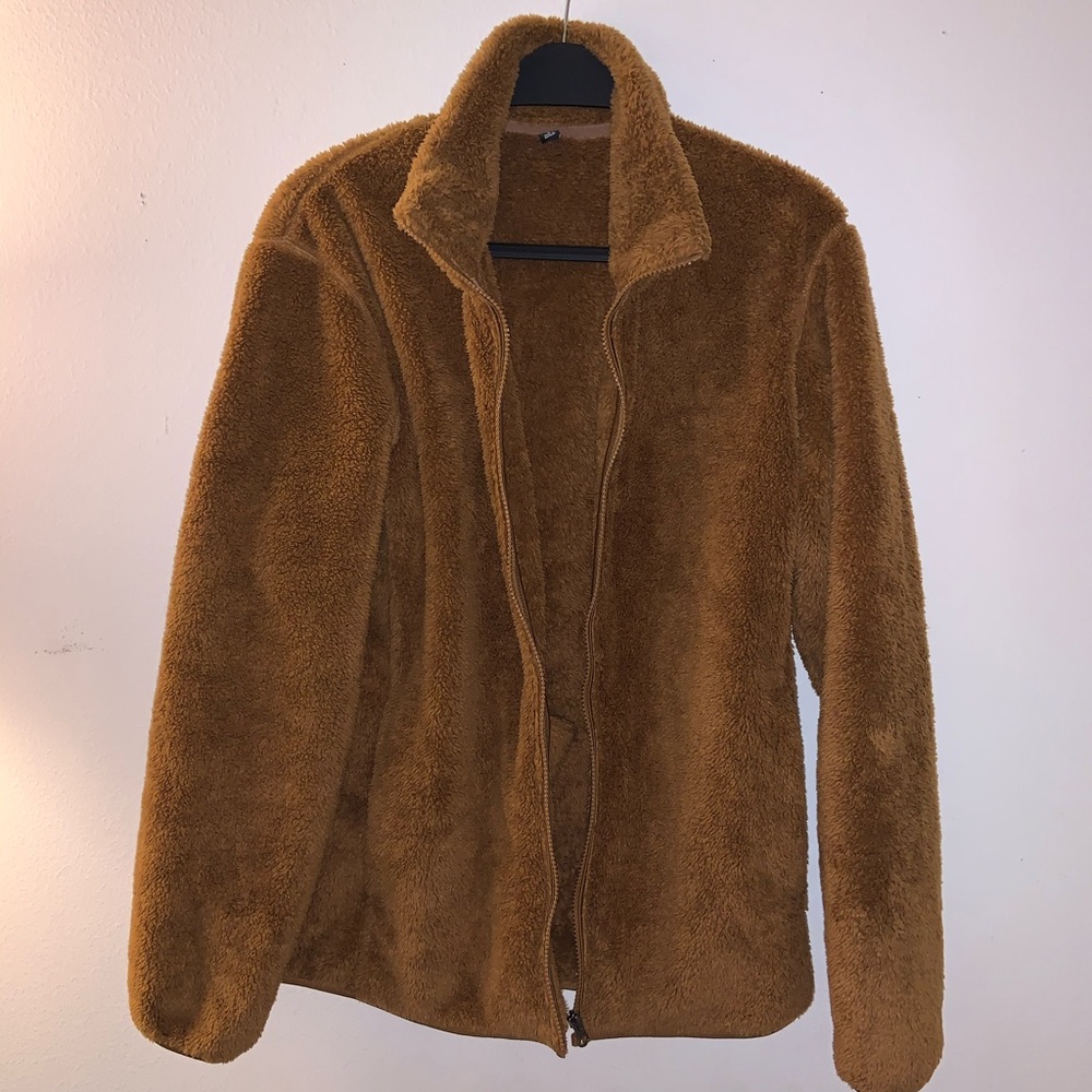 Uniqlo Fluffy Yarn Fleece Full-Zip Jacket